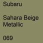 Preview: Subaru, Sahara Beige Metallic, 069.